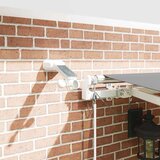  Okvir tende S LED lampica Bijelo 400 × 300 cm Aluminij | shoptok.hr