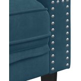  Chesterfield garnitura s jastucima, 2 dijela, plavi baršun | shoptok.hr