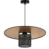  Duolla - Viseći luster na kablu TOKYO RATTAN 1xE27/15W/230V Ø 50 cm zlatna/crna | Eponuda.com