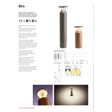  Redo 90590 - BIRO spoljna LED lampa 12W/230V, 3000K, 30 cm, CRI 90, IP65, braon | Eponuda.com