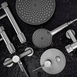 REA Bath Tuš set Rea Lungo Stripe Nickel Brush + BOX | shoptok.hr