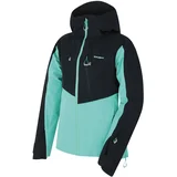 Husky Women's ski jacket Mistral L black blue/turquoise