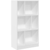 Furnova Knjižna omara bela 57x28,5x107,5 cm inženirski les, (21932512) | Shoptok.si