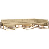  Set vanjskih sofa 9 kom. Bijela i bež | shoptok.hr