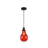 Vesta 266 VISILICA CHIC-PRETO/VM 1*E27 red glass | Eponuda.com