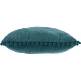 Atmosphera UKRASNI JASTUK S POMPONIMA 40X40CM POLIESTER/POLIAMID PLAVO-ZELENI | shoptok.hr