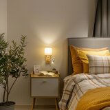  Brilagi - LED zidna lampa NUBILA WOOD 1xE27/25W/230V +LED/3W hrast/svetlo braon | Eponuda.com