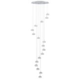 Eglo 39546 - led luster na sajli corliano, prigušiva, 17xLED/4,5W/230V | Eponuda.com
