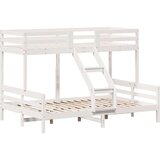 vidaXL pograd 90×200/140x200 cm bel trdna borovina | Shoptok.si