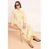 Trendyol Modest Ženska haljina Tctss26Eb00098, Žuta Cene