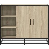 vidaXL Komoda sonoma hrast 92x35x76 cm izrađeno drvo | shoptok.hr