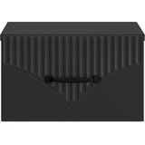  Noćni ormarić za montažu na zid 2 pcs Crna 34,5 x 33 x 20 cm | Eponuda.ba