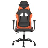  Igraća stolica crno-narančasta od umjetne kože | shoptok.hr