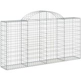  Lučne gabionske košare 10kom 200x30x100/120cm pocinčano željezo | shoptok.hr