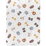Mijolnir Bela otroška odeja iz muslina 75x100 cm Zoo – | Shoptok.si