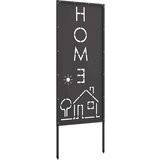 vidaXL Dekorativna ploča za vrt Crna 50 x 140 cm | shoptok.hr