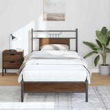  Okvir kreveta bez madraca smeđa boja hrasta 80x200 cm drveni | shoptok.hr