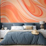  Foto tapeta - Peach Abstraction - Abstraction with Smoothly Transitioning Colors in Orange Tones 450x315 | shoptok.hr