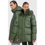 Rains Jakna 15040 Boxy Puffer Parka boja: zelena, za zimu | shoptok.hr