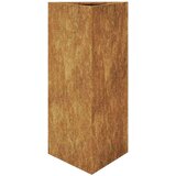 vidaXL Vrtne sadilice 2 kom trokutasta 40x34,5x70 cm od čelika COR-TEN | shoptok.hr