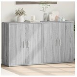 vidaXL Komoda 2 kom siva boja hrasta 60x31x70cm od konstruiranog drva Cijene