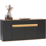 Dieter Knoll KOMODA, antracit, barve hrasta | Shoptok.si