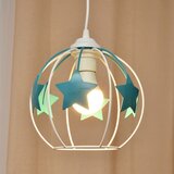  Dečiji luster na sajli STARS 1xE27/15W/230V tirkizna/bela | Eponuda.com