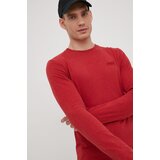 Superdry Bombažen longsleeve rdeča barva | Shoptok.si