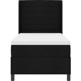 Box spring krevet s madracem Crna 90 x 200 cm tkanina | shoptok.hr