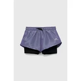 Adidas Dječje kratke hlače G D WV SHO 2IN boja: ljubičasta, glatki materijal, podesivi struk