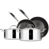 Berlinger Haus Hexagon (3D inox matrica) non-stick 6u1 set posuđa | Eponuda.ba