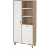 Tvilum Bijela/u prirodnoj boji biblioteka u dekoru hrasta 89x188x40 cm Ikast – | shoptok.hr