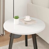  Gornji dio stola Visoko sjajno bijela Ø 50 x 1,5 cm | shoptok.hr