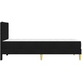  Krevetna konstrukcija Crna 90 x 190 cm Poliester | shoptok.hr