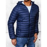 DStreet Kurtka męska przejściowa pikowana ciemnoniebieska | Shoptok.si