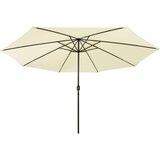  Vrtni suncobran LED s metalnim stupom 400 cm boja pijeska | shoptok.hr