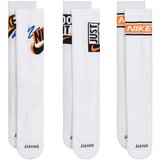 Nike Športne nogavice Everyday Plus Dri-FIT 3 Pack Socks Bela Cene