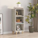  Komoda siva boja betona 34 5x32 5x90 cm od konstruiranog drva | shoptok.hr