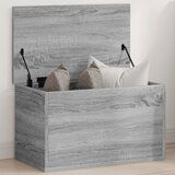 vidaXL Škatla za shranjevanje siva sonoma 60x35x35 cm inženirski les Cene