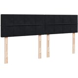  Krevet s oprugama i madracem crni 200x200 cm baršunasti | shoptok.hr