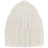 AGBO Woman's winter hat white Ariga 100% extra fine merino wool