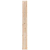 Vanjski tuš Prirodna 137 x 23 x 226 cm Masivna borovina | shoptok.hr