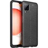 Cadorabo Case, združljiv s Samsungom v Deep Black - zaščitni pokrov iz silikona TPU z plemenito imitacijsko usnjeno uporabo, (20582876) | Shoptok.si