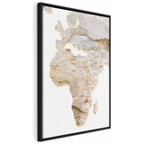  Slika - Hot Continent (1 Part) Vertical 80x120 U crnom drvenom okviru | shoptok.hr