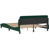  Okvir za krevet Dover tamnozeleni 160x200 cm baršunasti | shoptok.hr