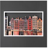 WALLXPERT APT329MCA Zidna dekoracija Amsterdamske kuće, 45x70cm | Eponuda.ba