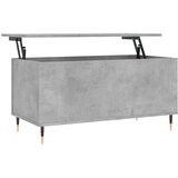 Maison Chic Klubska mizica - kavna mizica - Nizka mizica betonsko siva 90x44,5x45 cm inženirski les, (21755066) | Shoptok.si