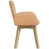  Okretne blagovaonske stolice 4 pcs Bouclé Bež 54 x 58 x 87 cm | shoptok.hr