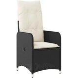  7-dijelni vrtni bistro set od poliratana s jastucima crni | shoptok.hr