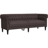  3-dijelni set sofa tamnosmeđi od tkanine | shoptok.hr